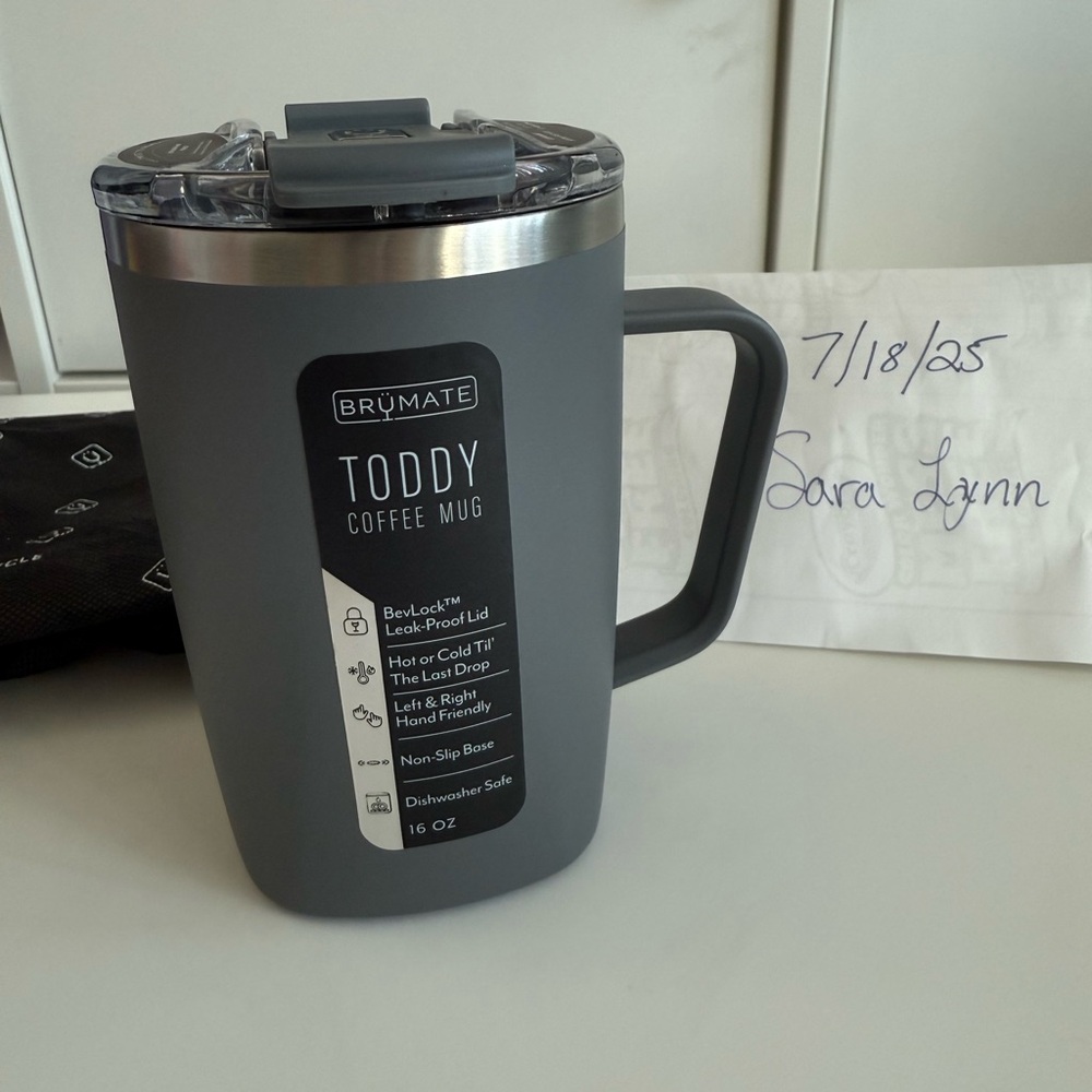 BrüMate Toddy Coffee Mug - Matte Gray